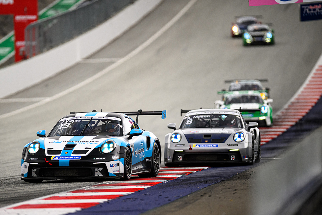 Joan Vinyes entre los mejores PRO-AM de la Porsche Carrera Cup Benelux 2023.